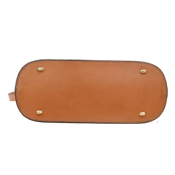 CELINE Macadam Pattern 2Way Shoulder Bag PVC Leather Brown Italy GHW 31TA030 - Picture 6 of 16